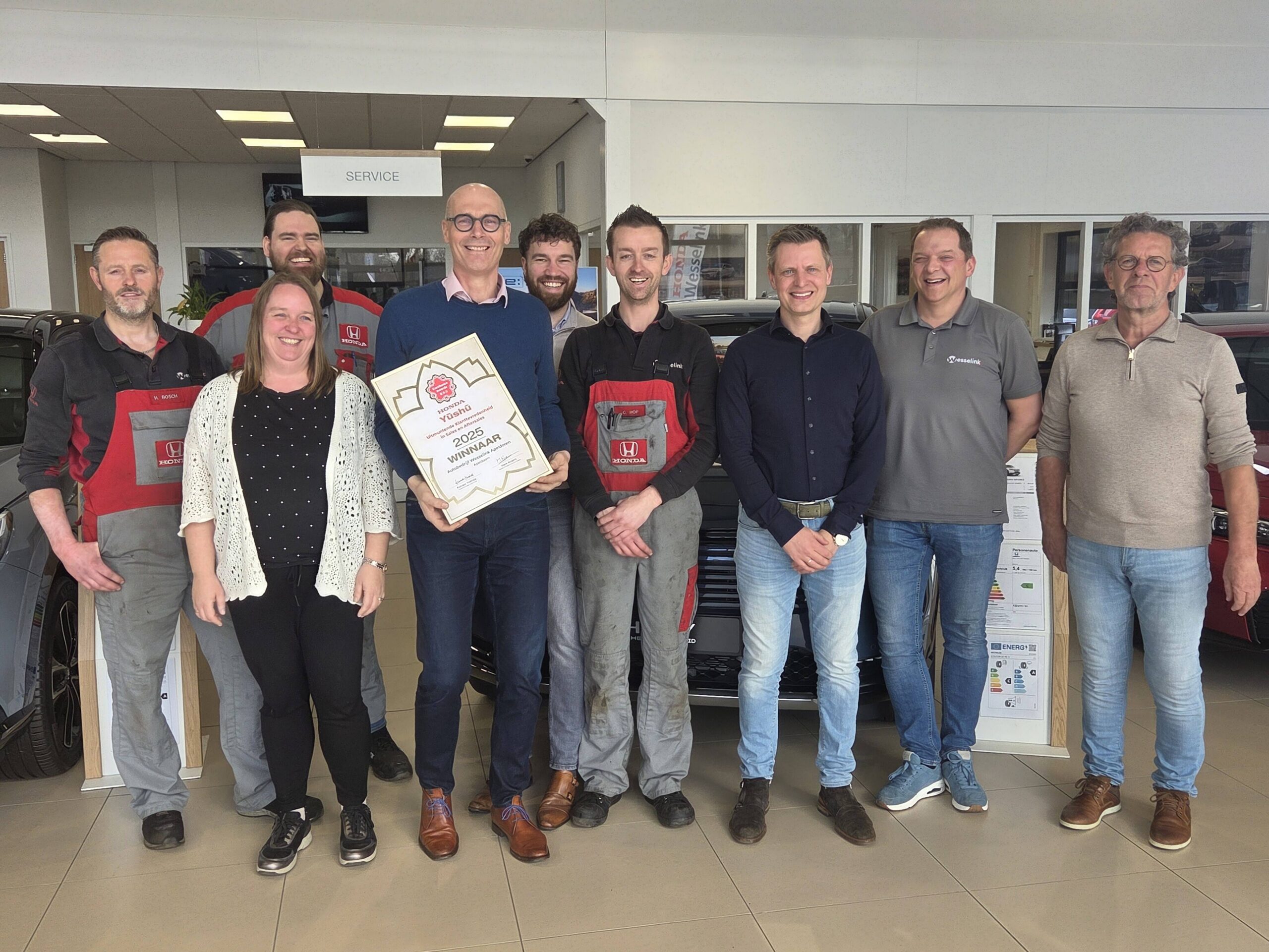 Nederlandse Honda-dealers scoren in Europese Yūshū-awards